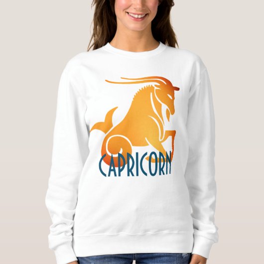 Capricorn zodiab bord gepersonaliseerd trui (Voorkant)