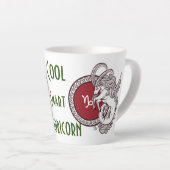 Capricorn zodiab bord gepersonaliseerde koffie-mok latte mok (Rechterhoek)