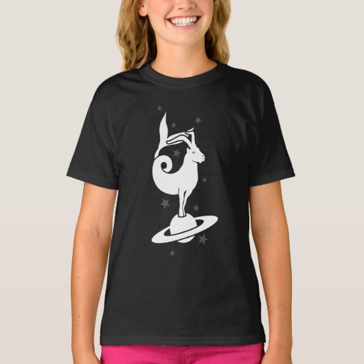 Capricorn zodiab Sign T-shirt (Voorkant)