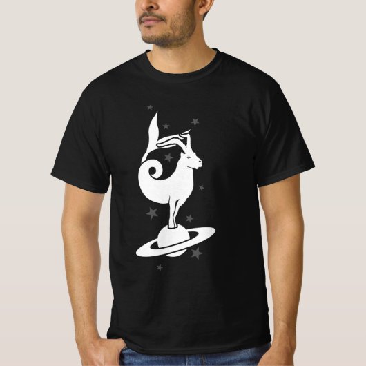 Capricorn zodiab Sign T-shirt (Voorkant)