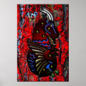 Capricorn Zodiac Art Poster (Voorkant)