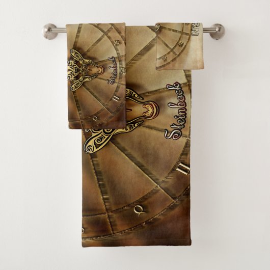 Capricorn Zodiac Astrology design Bad Handdoek (Insitu)