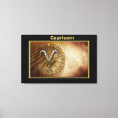 Capricorn Zodiac Astrology design Canvas Afdruk (Voorkant)