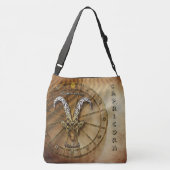 Capricorn Zodiac Astrology design Crossbody Tas (Achterkant)
