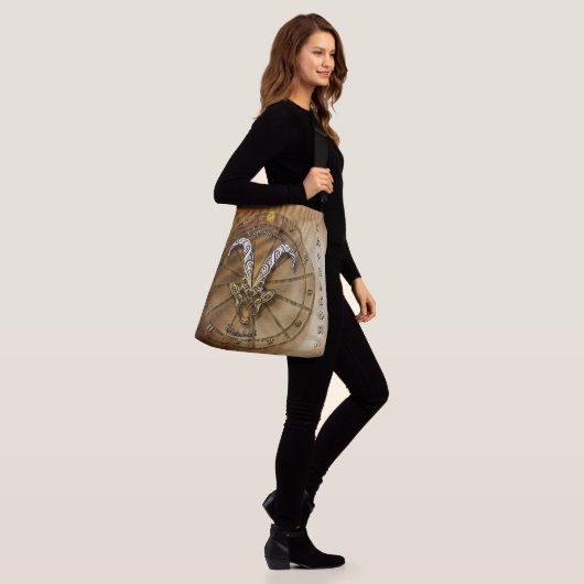 Capricorn Zodiac Astrology design Crossbody Tas (Op model)