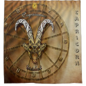 Capricorn Zodiac Astrology design Douchegordijn (Voorkant)