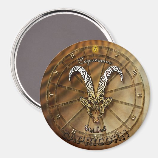 Capricorn Zodiac Astrology design Magneet (Voorkant / Achterkant)