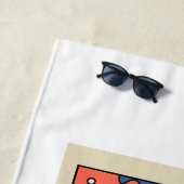 Capricorn Zodiac Beach Towel Strandlaken (In situ)