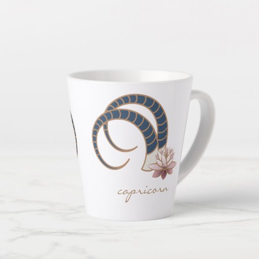 Capricorn Zodiac Boho Coffee Mok (Rechterhoek)