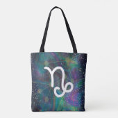 Capricorn Zodiac Canvas tas (Achterkant)