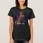 Capricorn Zodiac Constellation T-shirt (Voorkant)