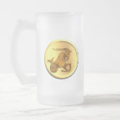 Capricorn Zodiac Frosted Beer Mok (Links)