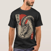 Capricorn Zodiac Japanse kunst | Mountain Goat Eas T-shirt (Voorkant)