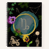 Capricorn Zodiac Journal Notitieboek (Voorkant)