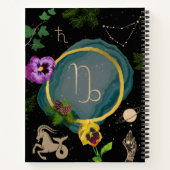 Capricorn Zodiac Journal Notitieboek (Achterkant)