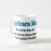 capricorn Zodiac Moederdag Coffee Mok (Voorkant links)