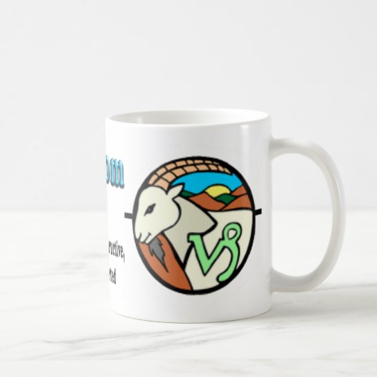 capricorn Zodiac Moederdag Coffee Mok (Rechts)
