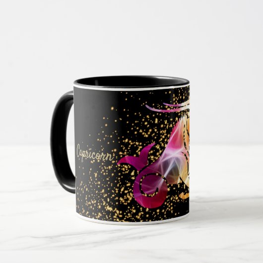 Capricorn Zodiac Mok (Voorkant links)