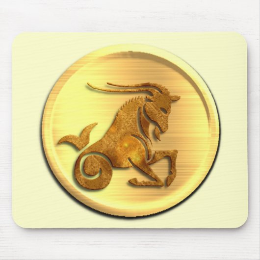 Capricorn Zodiac Muismat (Voorkant)