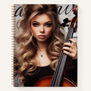 Capricorn Zodiac Musician Bass Notitieboek