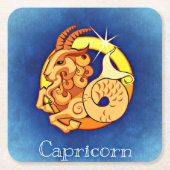 capricorn zodiac onderzetters (Voorkant)