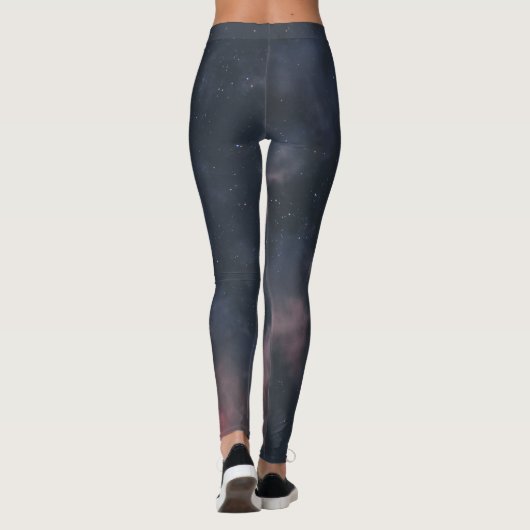 Capricorn Zodiac Pink Clouds Leggings (Achterkant)