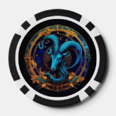 Capricorn Zodiac Poker Chips - Astrologie Chips (Achterkant)