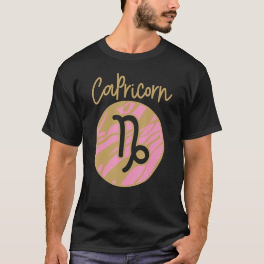 Capricorn Zodiac Sign_2 T-shirt (Voorkant)