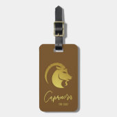 Capricorn Zodiac Sign Bagagelabel (Voorkant verticaal)
