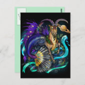 Capricorn Zodiac Sign Briefkaart (Voorkant / Achterkant)