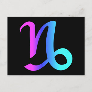 Capricorn Zodiac Sign Briefkaart
