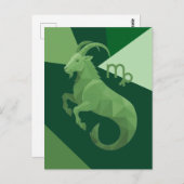 Capricorn Zodiac Sign Briefkaart (Voorkant / Achterkant)