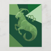 Capricorn Zodiac Sign Briefkaart (Voorkant)