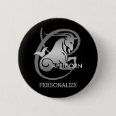 Capricorn - Zodiac Sign Button (Voorkant)