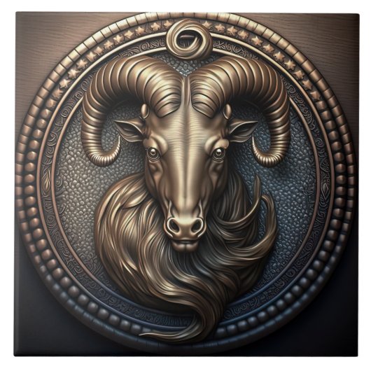 Capricorn Zodiac Sign Capricorn Horoscope Tegeltje (Voorkant)