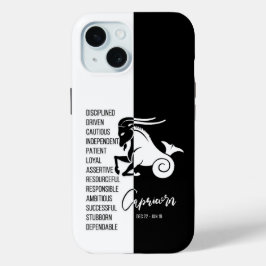 Capricorn Zodiac Sign iPhone 15 Case