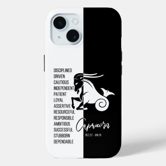Capricorn Zodiac Sign Case-Mate iPhone Case (Achterkant)