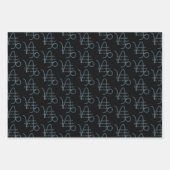 Capricorn Zodiac Sign Fun Quote Blue Text Birthday Inpakpapier Vel (Voorkant 3)