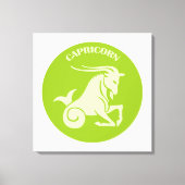 Capricorn, Zodiac Sign, Horoscope, Astrology Canvas Afdruk (Voorkant)