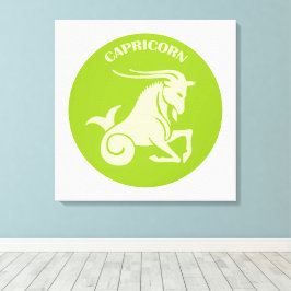 Capricorn, Zodiac Sign, Horoscope, Astrology Canvas Afdruk