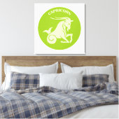 Capricorn, Zodiac Sign, Horoscope, Astrology Canvas Afdruk (Insitu (Slaapkamer))