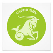 Capricorn, Zodiac Sign, Horoscope, Astrology Foto Afdruk (Voorkant)