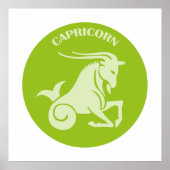 Capricorn, Zodiac Sign, Horoscope, Astrology Poster (Voorkant)