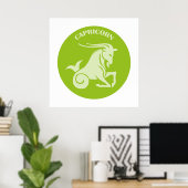 Capricorn, Zodiac Sign, Horoscope, Astrology Poster (Thuiskantoor)
