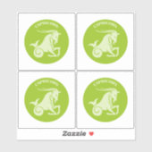 Capricorn, Zodiac Sign, Horoscope, Astrology Sticker (Vel)