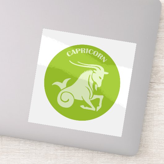 Capricorn, Zodiac Sign, Horoscope, Astrology Sticker (Detail)