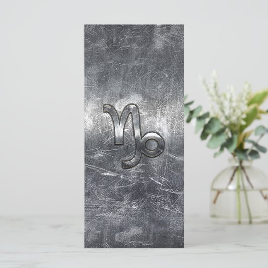 Capricorn Zodiac Sign in grunge nood style (Staand voorkant)
