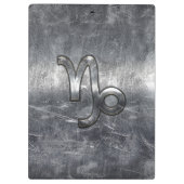 Capricorn Zodiac Sign in grunge nood style Klembord (Achterkant)