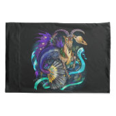 Capricorn Zodiac Sign Kussensloop (Achterkant)