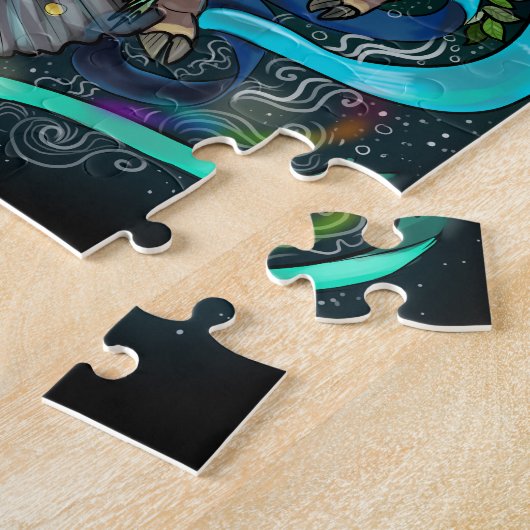 Capricorn Zodiac Sign Legpuzzel (Zijkant)